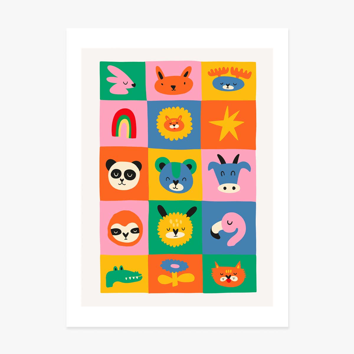 Poster met dieren