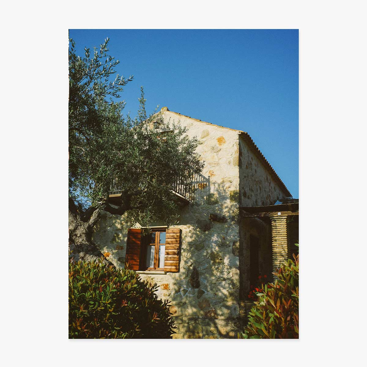 Blue sky poster