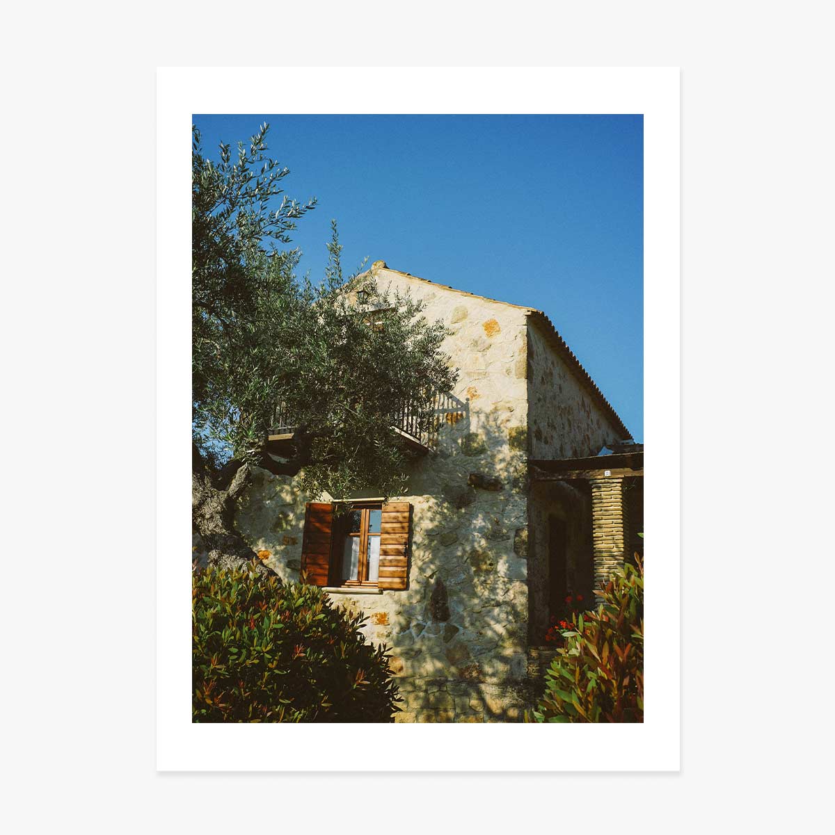 Blue sky poster