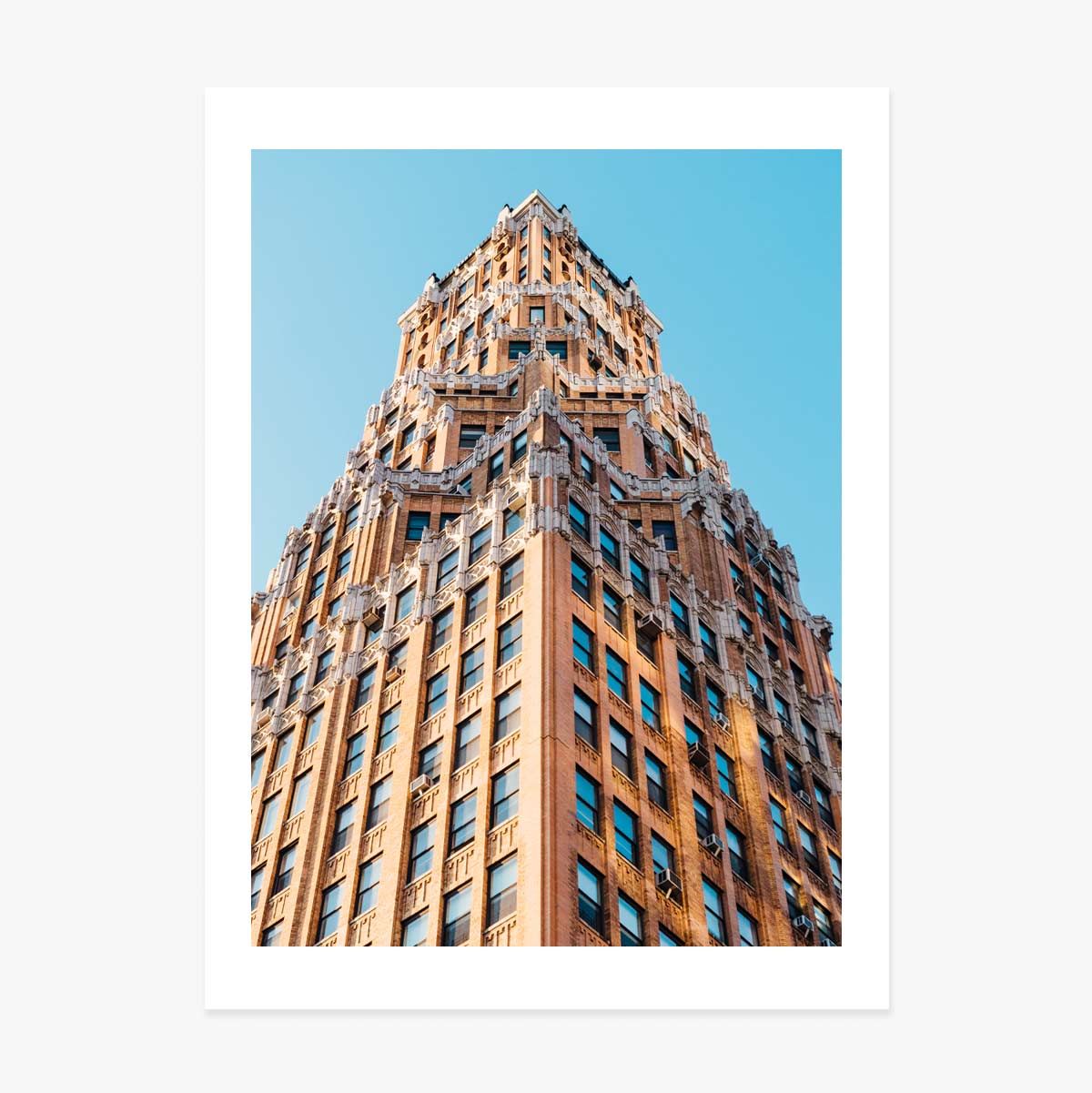 Poster van een gebouw in New York