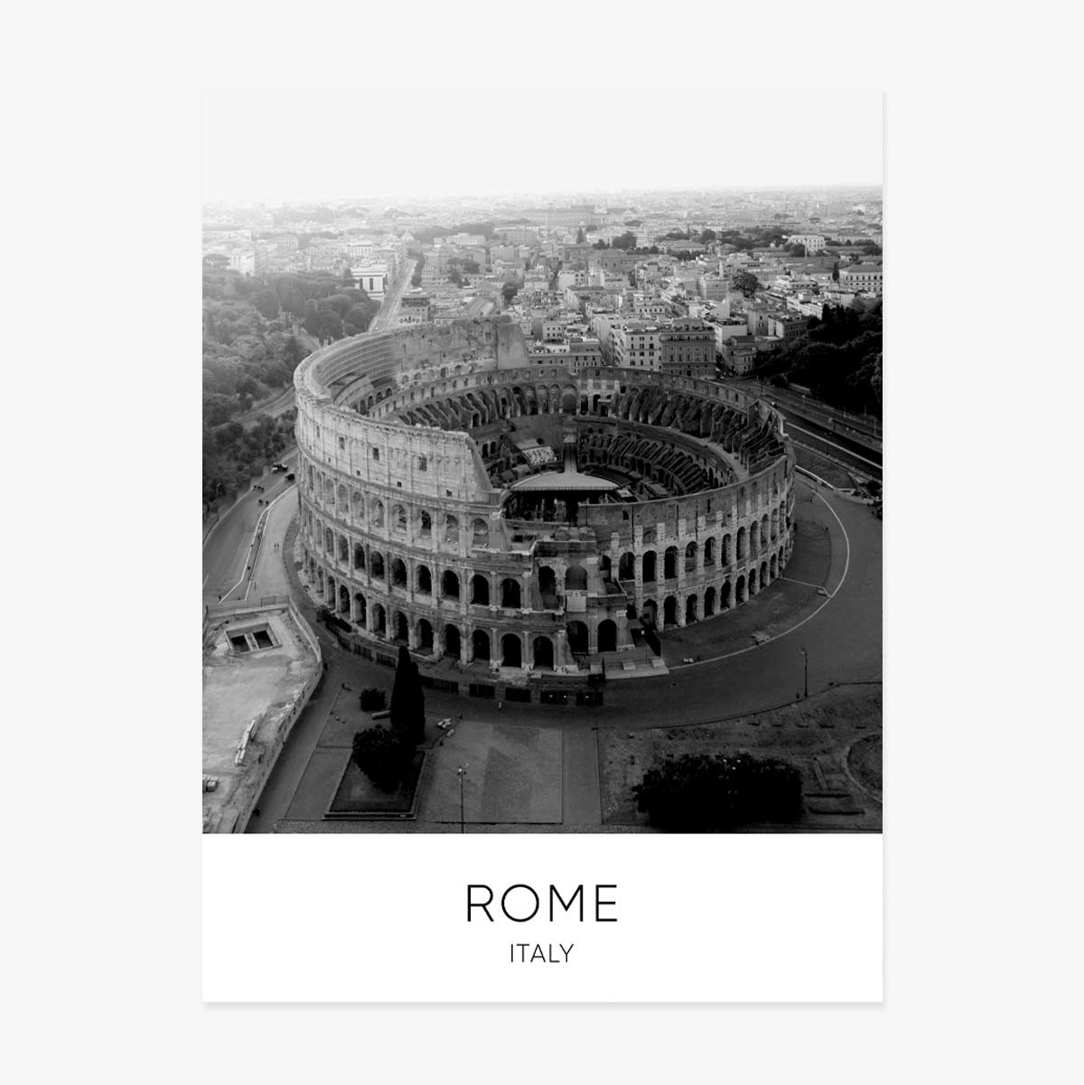 Poster van het Colosseum in Rome, Italië