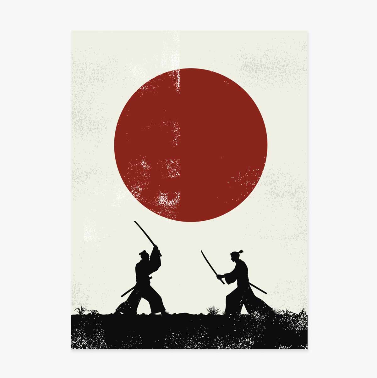 Poster: Duel tussen samurai