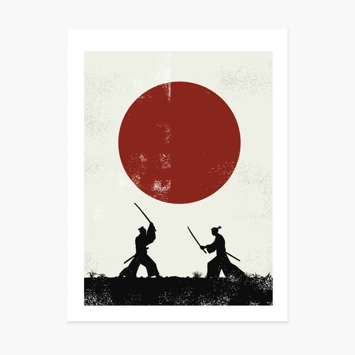 Poster: Duel tussen samurai