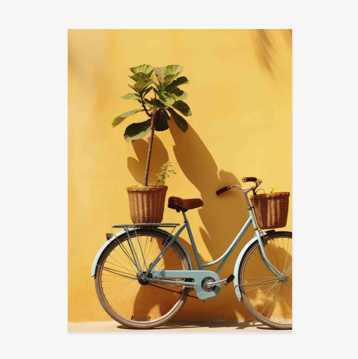 Poster: Fiets met plant