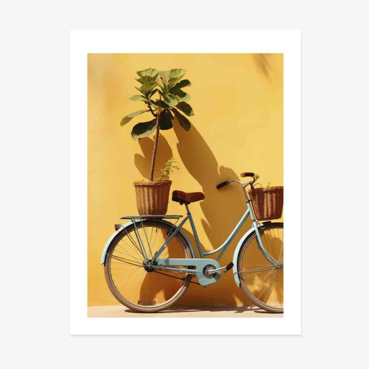 Poster: Fiets met plant