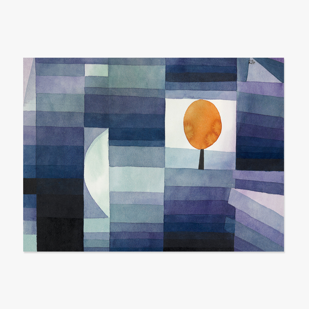 Poster in liggend formaat - Paul Klee - De voorbode van de lente 1922