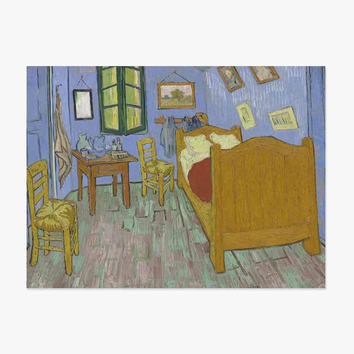 Poster in liggend formaat - Vincent van Gogh - De slaapkamer, 1889