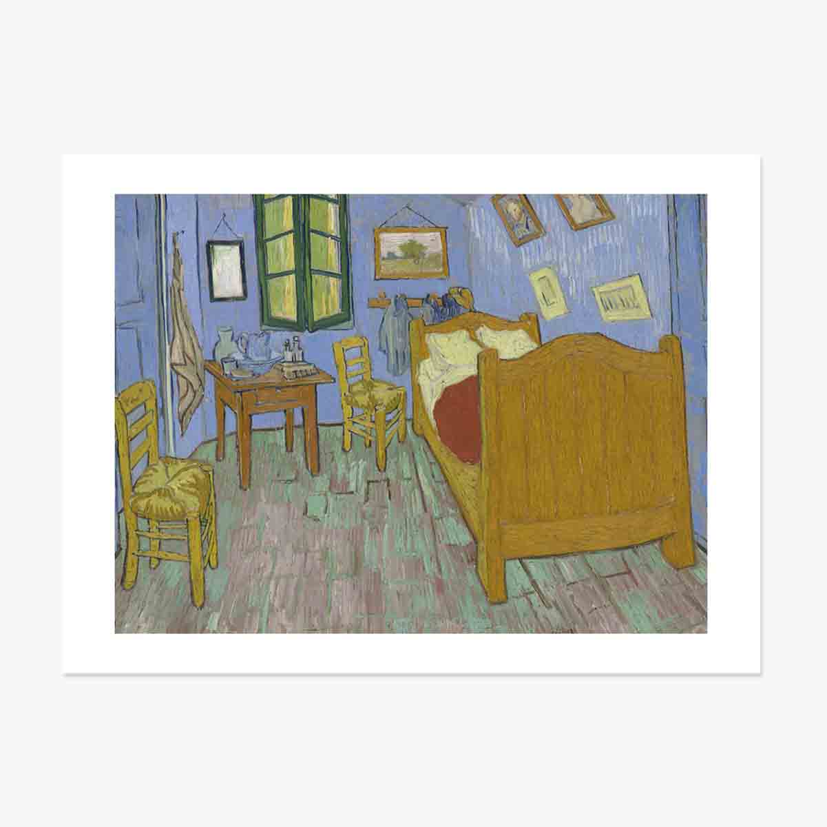 Poster in liggend formaat - Vincent van Gogh - De slaapkamer, 1889