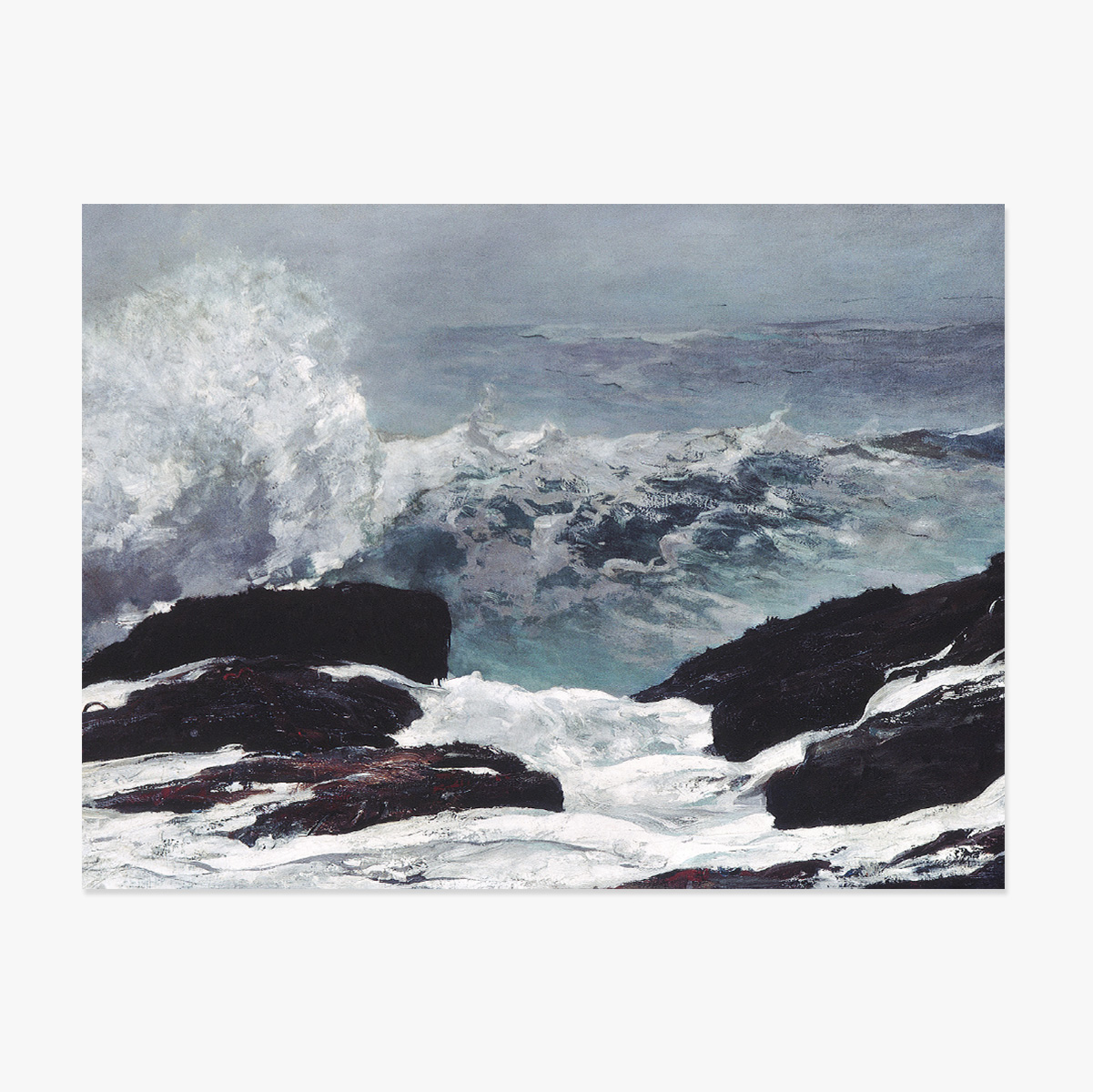 Landscape poster - Winslow Homer - Northeaster 1895