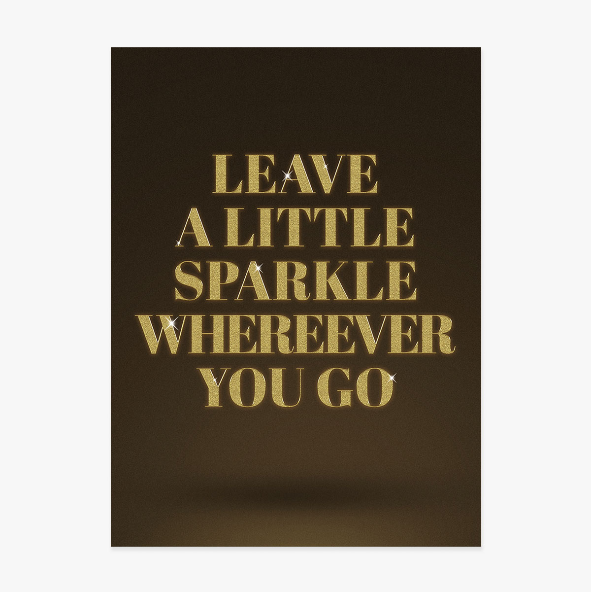 Poster ‘Leave a spark’