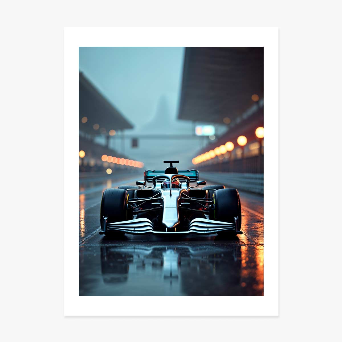 Poster Formule 1-auto