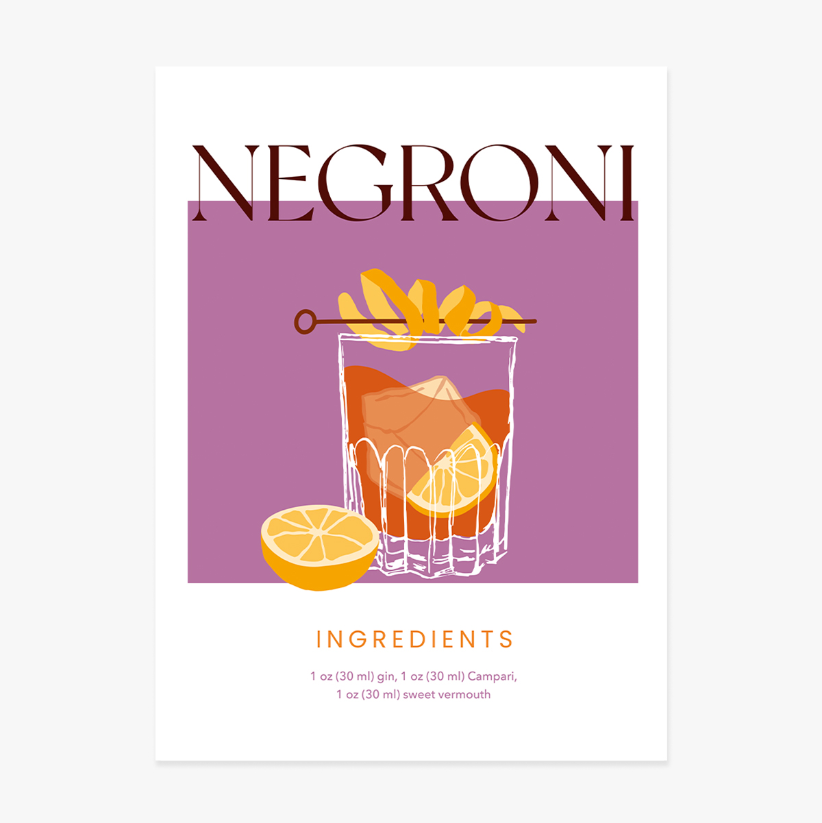 Negroni-poster