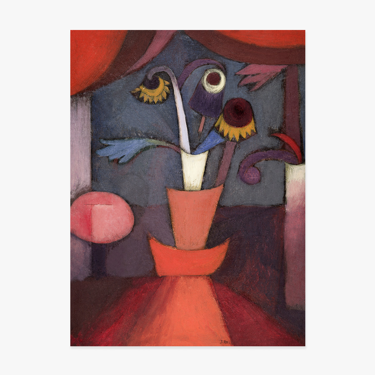 Poster van Paul Klee, Autumn Flower 1922