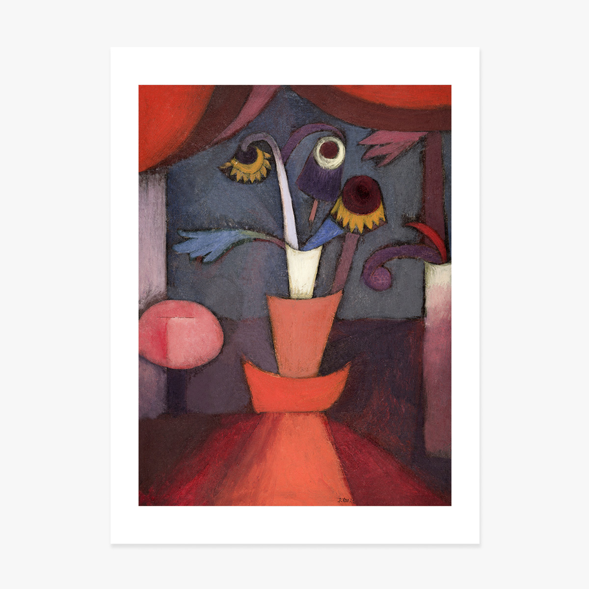 Poster van Paul Klee, Autumn Flower 1922