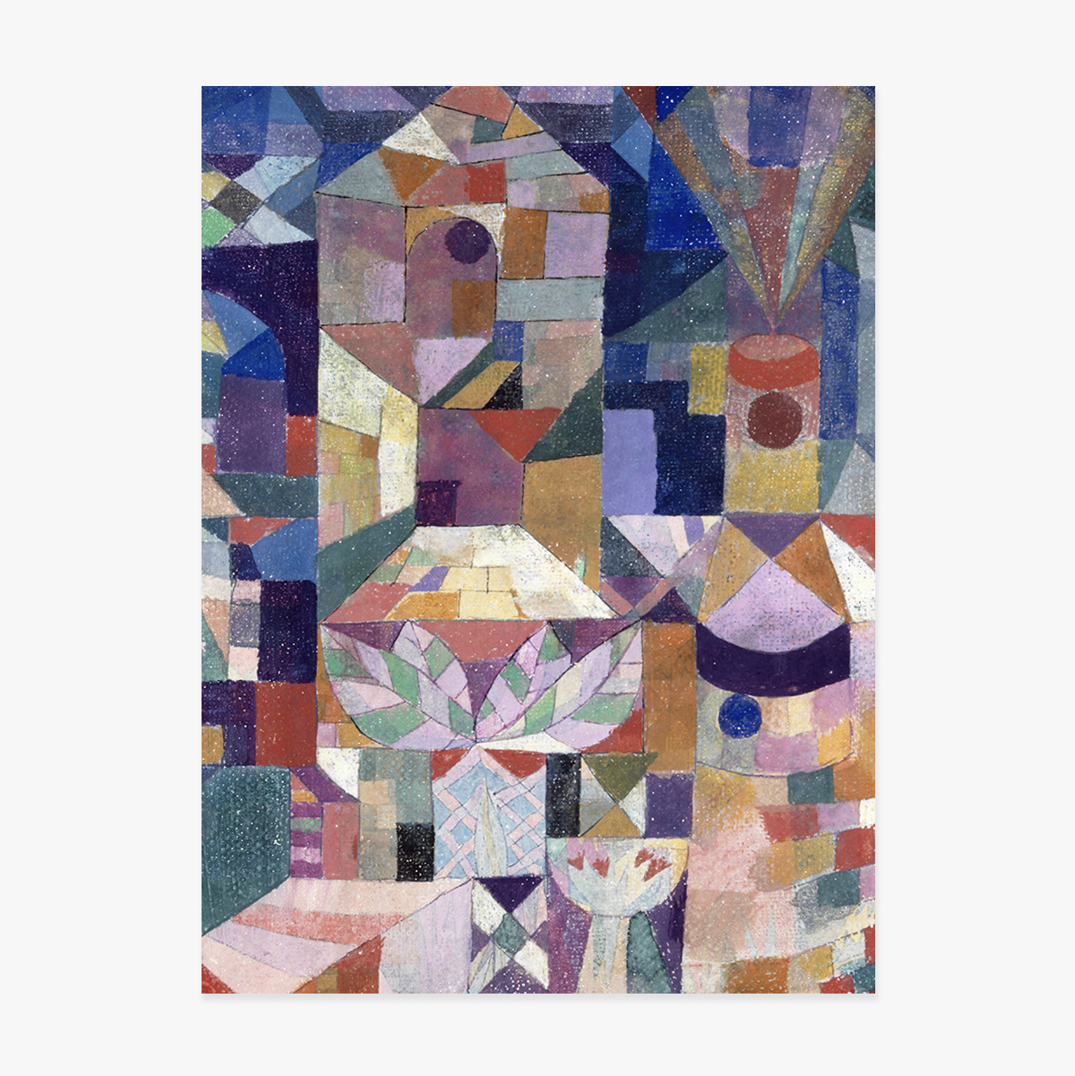 Poster van Paul Klee, Burggarten 1919