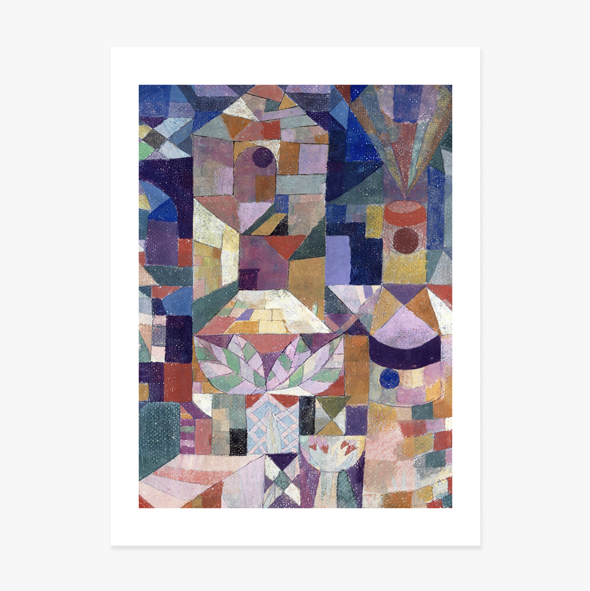 Poster van Paul Klee, Burggarten 1919