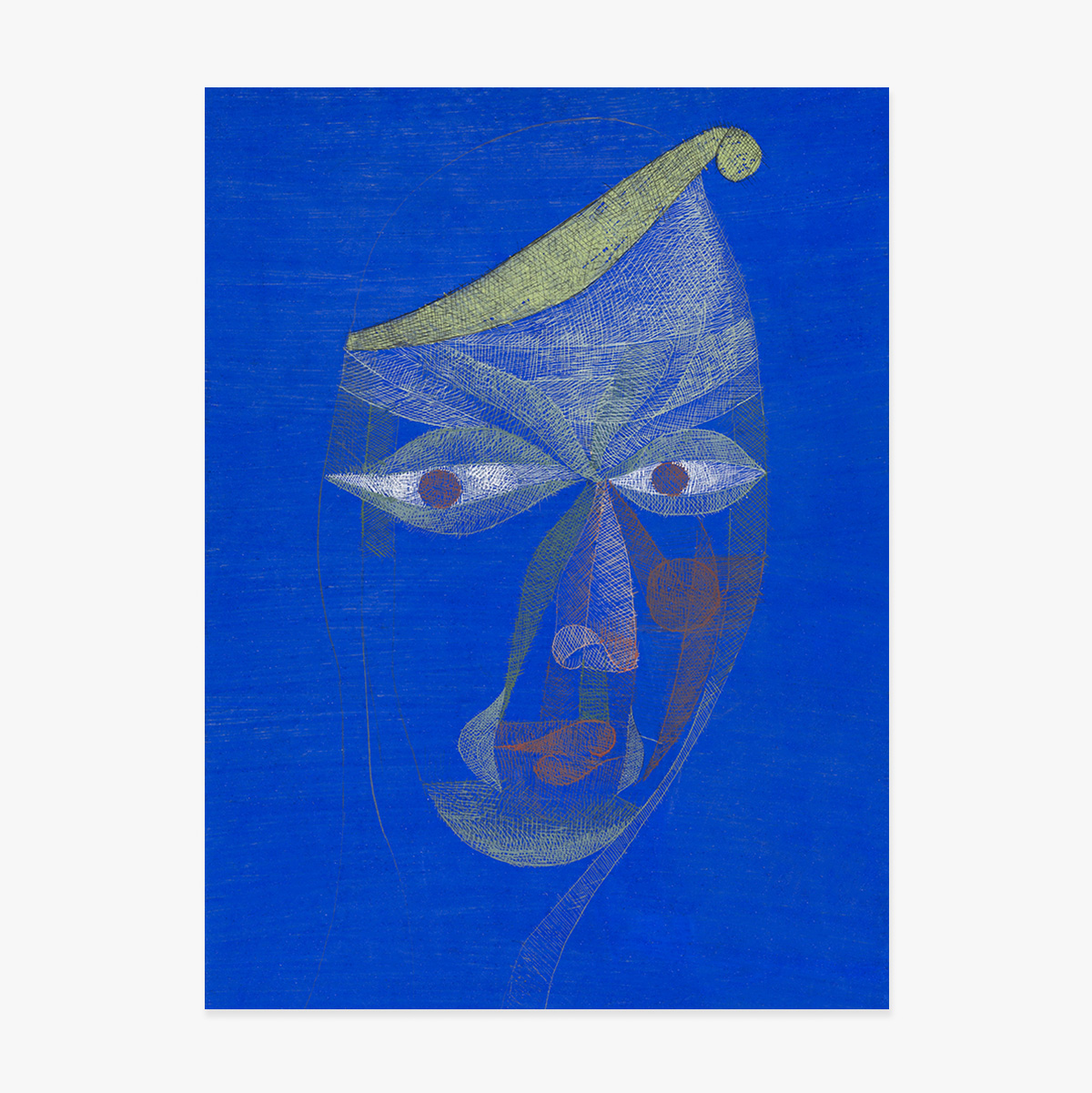 Poster van Paul Klee, Portret van een oosterse man, 1924