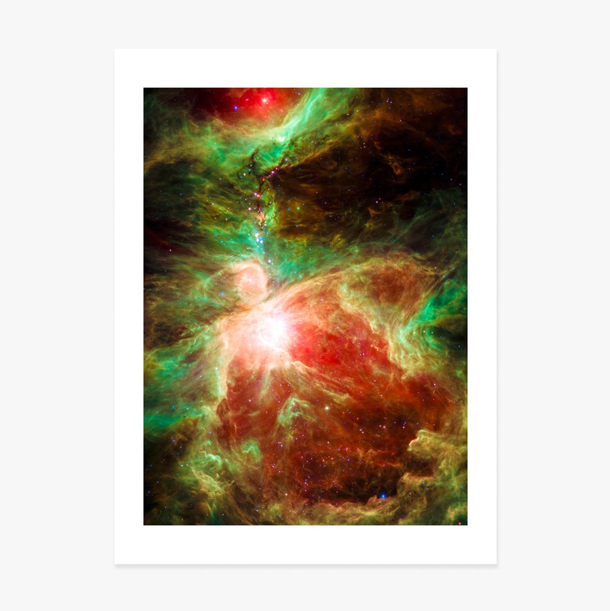 Poster: De rode en groene nevel