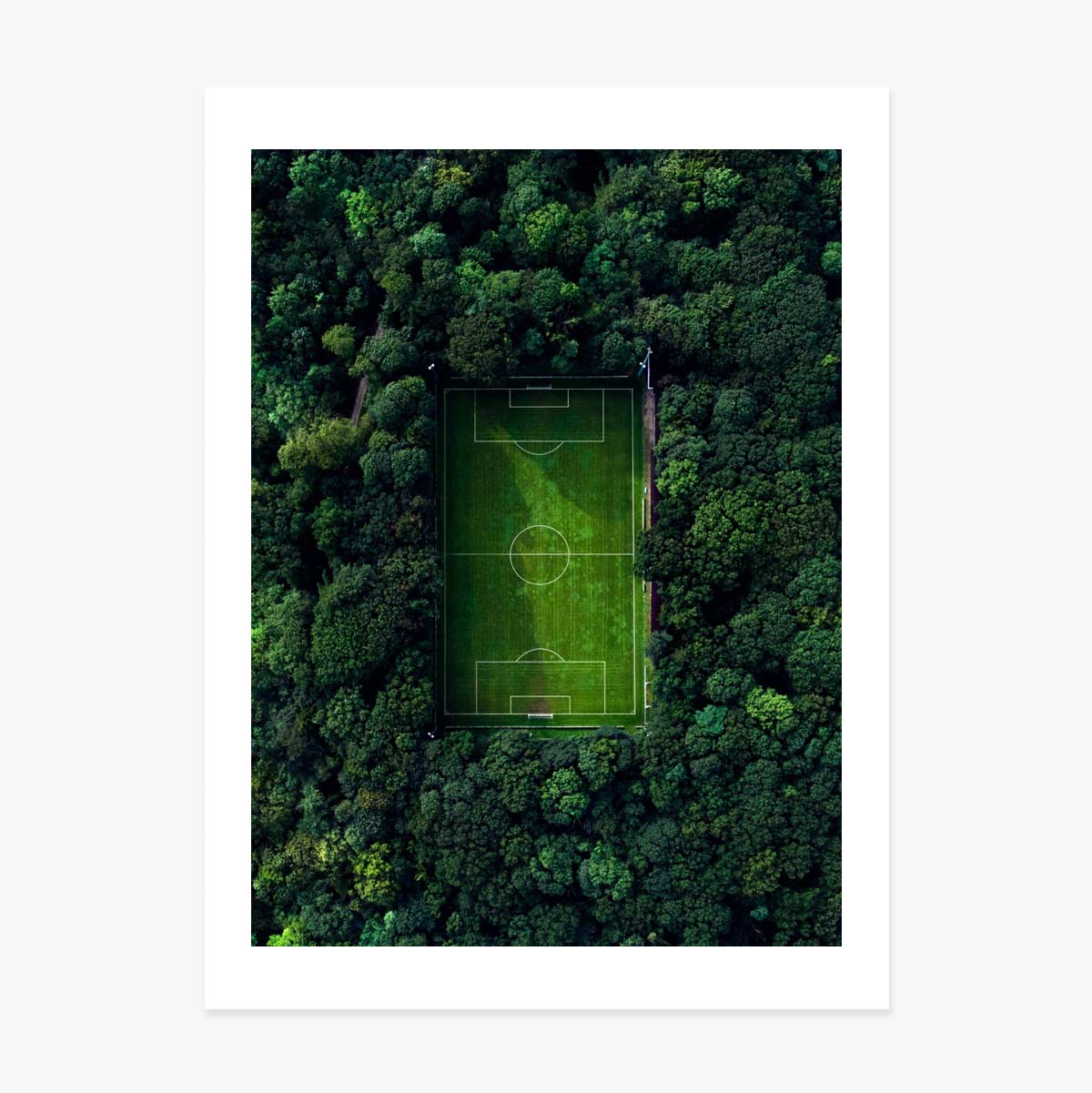 Poster voetbalveld