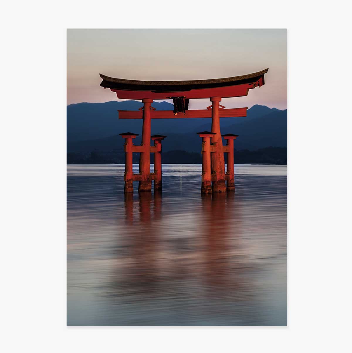 Poster van de Torii-poort