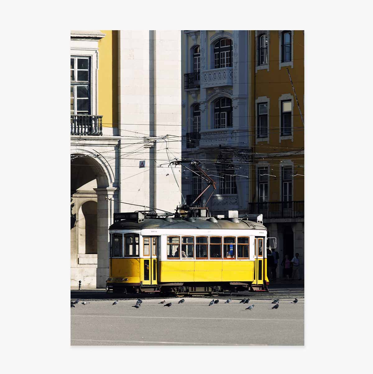 Poster: Gele tram in Lissabon, Portugal