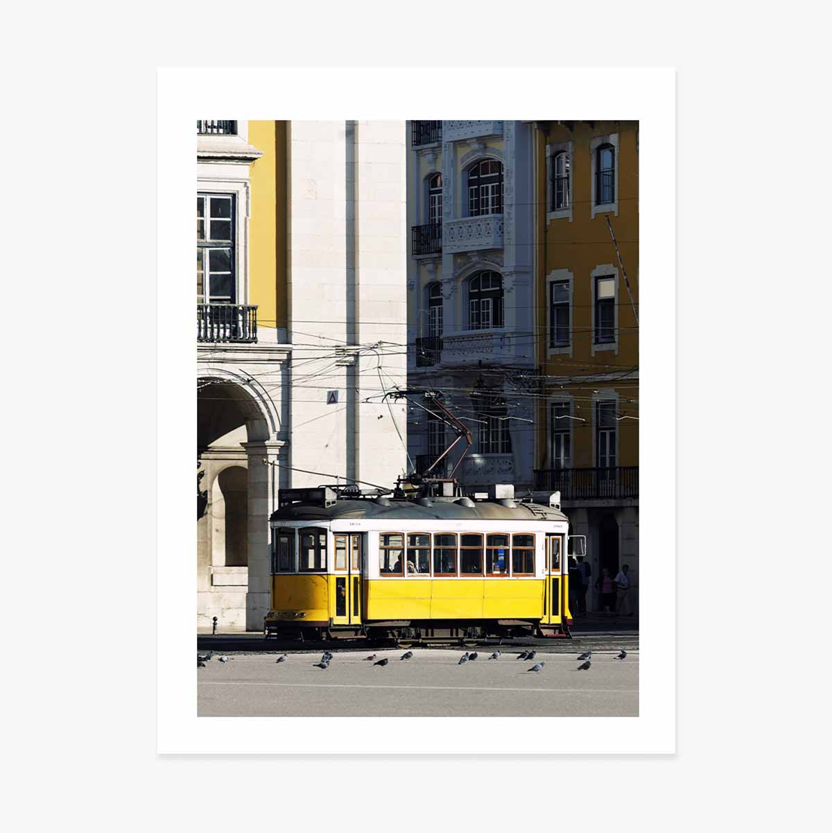 Poster: Gele tram in Lissabon, Portugal