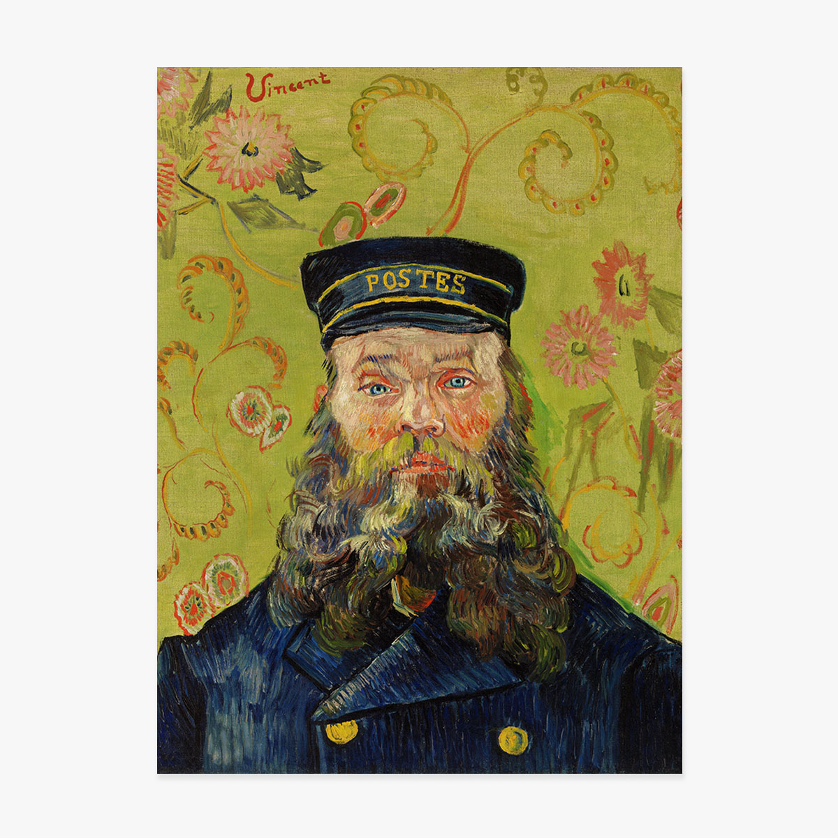 Poster Vincent van Gogh, De postbode Joseph Roulin 1889