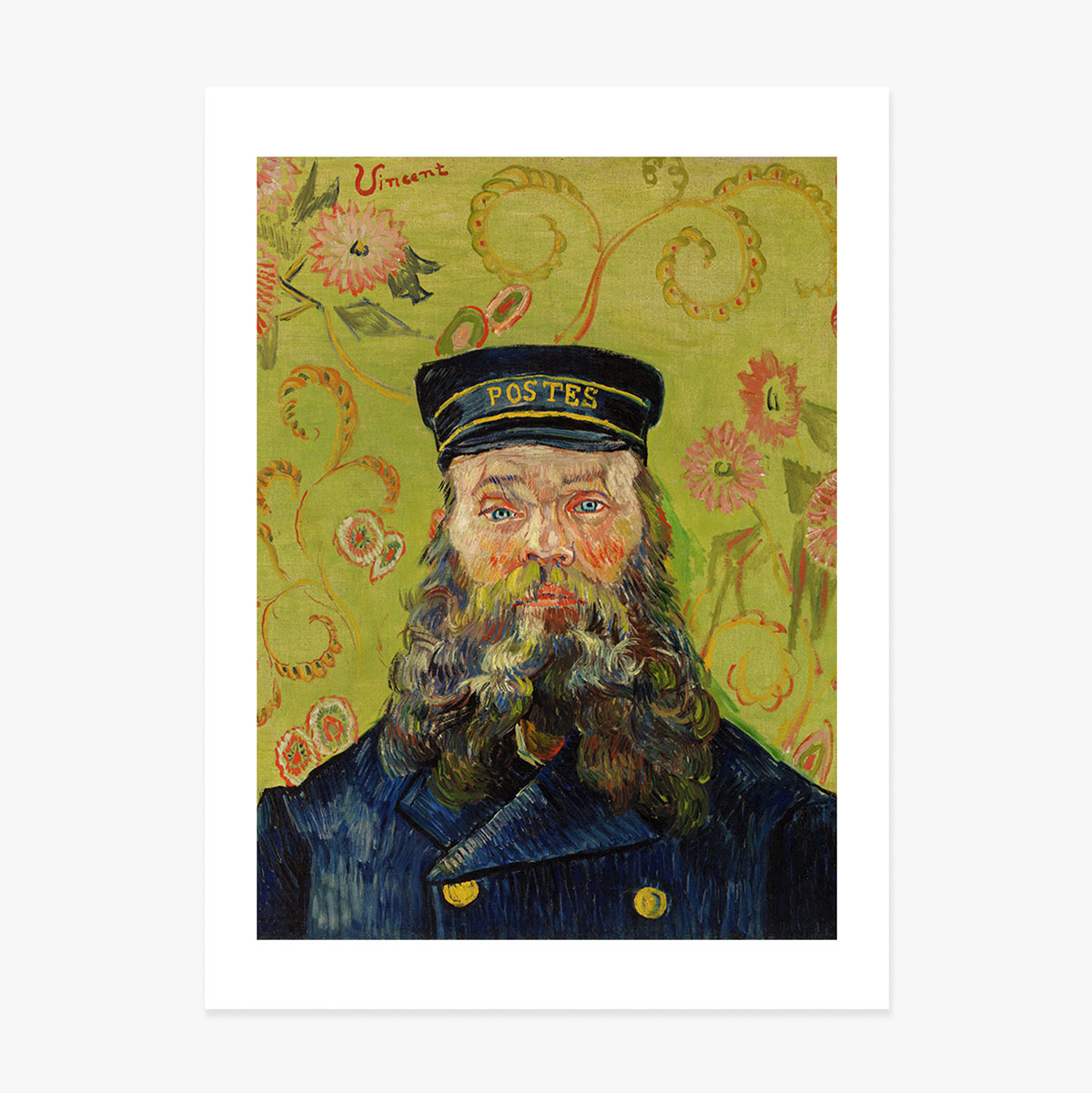 Poster Vincent van Gogh, De postbode Joseph Roulin 1889